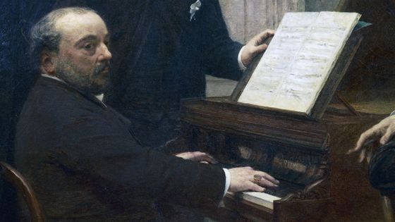 Emmanuel Chabrier au piano par Henri Fantin-Latour, 1885, Musée D'Orsay ©Getty