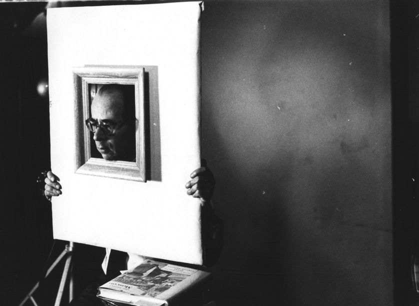 Le photographe Philippe Halsman, vers 1950