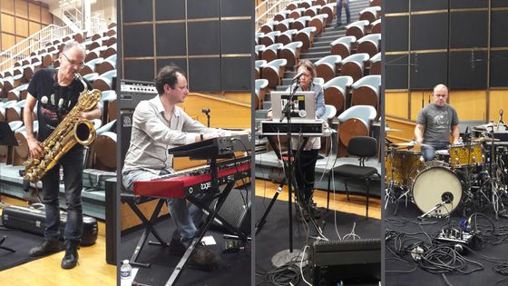 Le Daniel Paboeuf Unity en enregistrement pour Tapage Nocturne ©Radio France - Soizic Noël