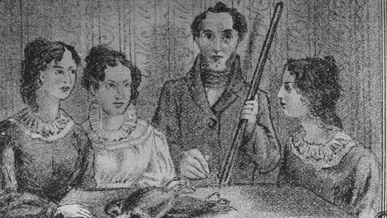 La famille Brontë (Charlotte, Emily, Anne, et Bramwell) ©Getty - Time Life Pictures