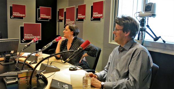 France Musique, studio 141... Marie Lenormand & Patrick Davin