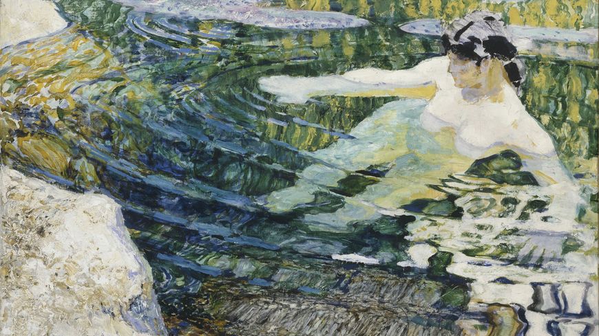 František Kupka L’Eau (La baigneuse) 1906 - 1909 huile sur toile 63 x 80 cm France, Paris Centre Pompidou, Musée national d’art moderne don d’Eugénie Kupka, 1963 en dépôt au musée des Beaux-Arts de Nancy,