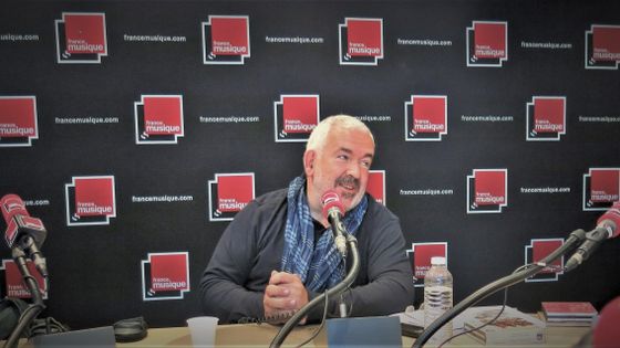 France Musique, studio 141... Marc Minkowski, Chef d'orchestre. Directeur général de l'Opéra national de Bordeaux ©Radio France - Annick Haumier