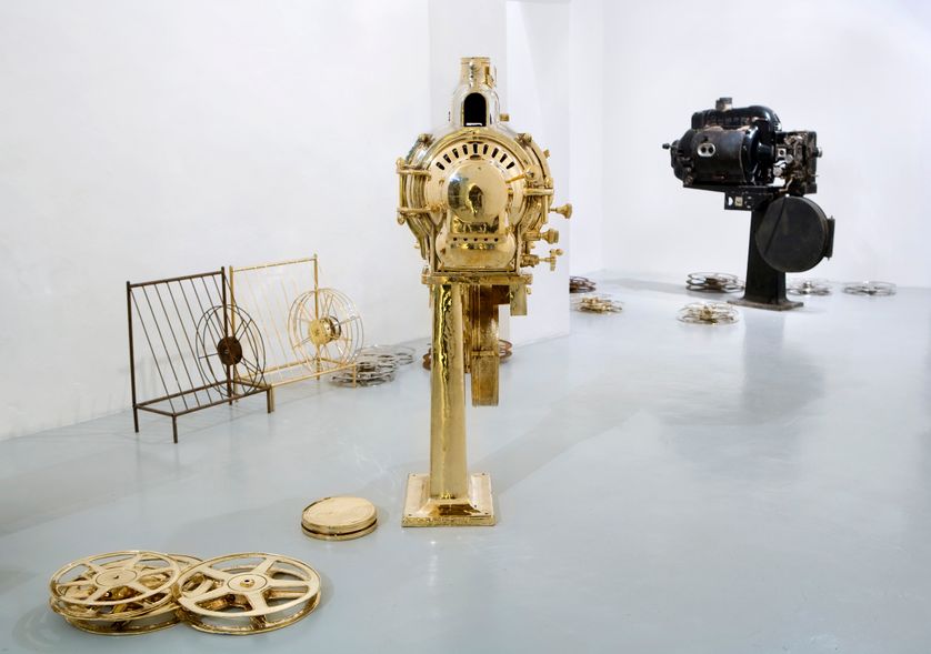 Subodh Gupta There is always cinema (I), 2008 Courtesy of the artist and Galleria Continua Photo : Ela Bialkowska