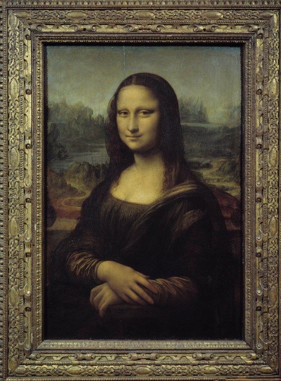 La Joconde, portrait de Mona Lisa. Peinture de Leonard de Vinci ( Musee du Louvre Paris)