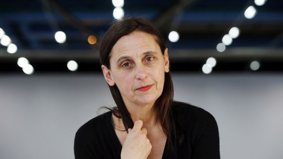 Anne Teresa De Keersmaeker, danseuse, chorégraphe et figure majeure de la danse contemporaine belge et mondiale au Centre Georges Pompidou à Paris le 24 février 2016.. ©AFP - FRANCOIS GUILLOT