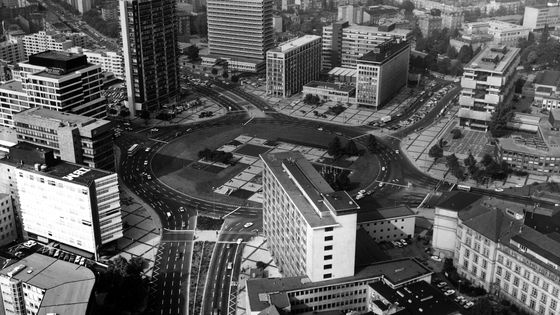 Berlin Luftaufnahme Ernst-Reuter-Platz ©Getty - Günther Krüger/ullstein bild