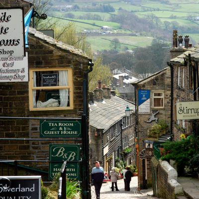 Howarth village, home of Bronte sisters, West Yorkshire UK