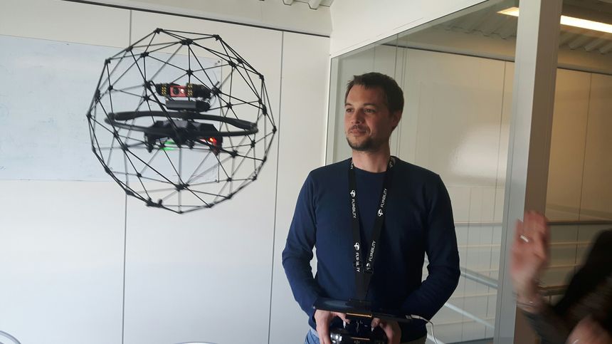 Le drone Elios est destiné aux environnements hostiles