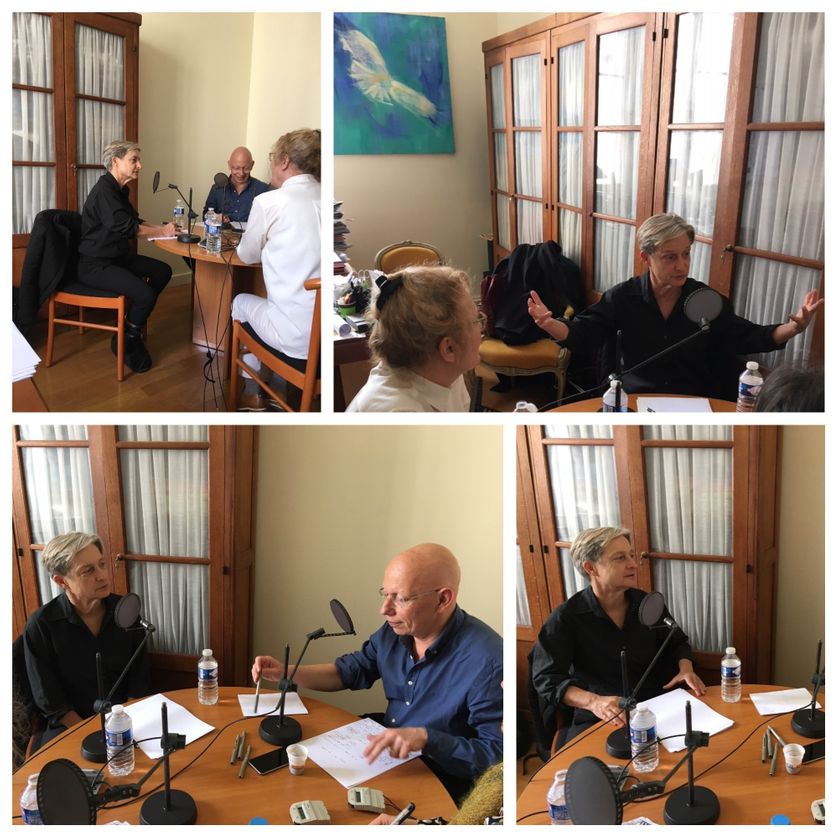 Judith Butler, Frédéric Worms, Eve Dayre, 11 avril 2018.