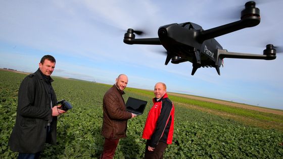 L'agriculture pourrait représzenter 80% du marché des drones professionnels ©AFP - FRANCOIS NASCIMBENI