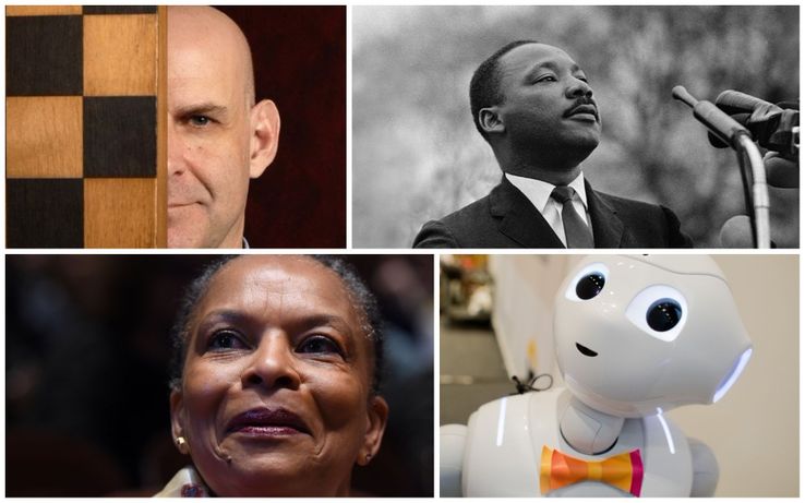 Harlan Coben • Martin Luther King • Christiane Taubira • Le robot Pepper