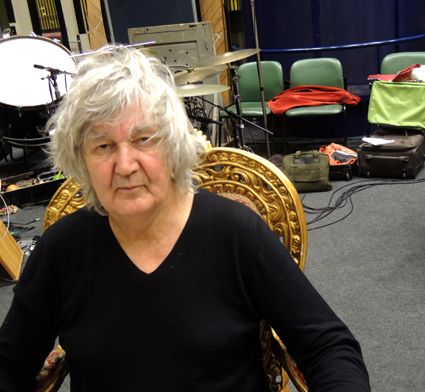 Jacques Higelin, au studio 111, lors de l'enregistrement du "Duende" le 30/11/2014