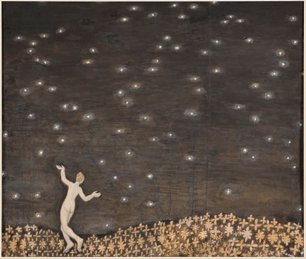 Kristjan Raud (Viru-Jaagupi, Estonie, 1865 – Tallinn, Estonie, 1943) Sous les étoiles (du cycle L’Homme et la nuit), 1907-1909 Encre de Chine et gouache, 42 × 49 cm Tallinn, musée d’Art d’Estonie, inv. EKM G 9043