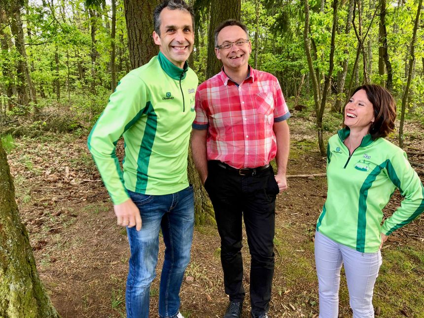 Kintzheim, Charles Sucker, Eddy Spoerer et Nathalie Chevance, Trail HK