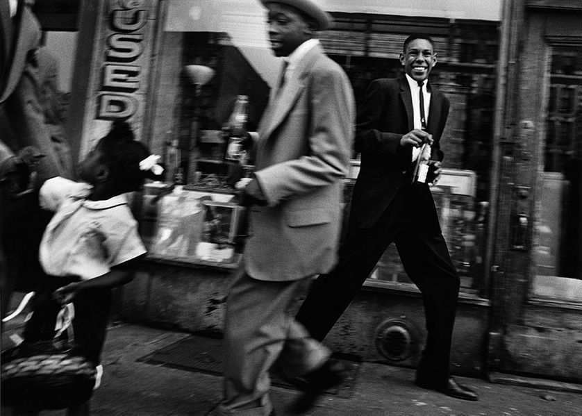 William Klein, "Moves + Pepsi", Harlem, New York, Etats-Unis, 1955