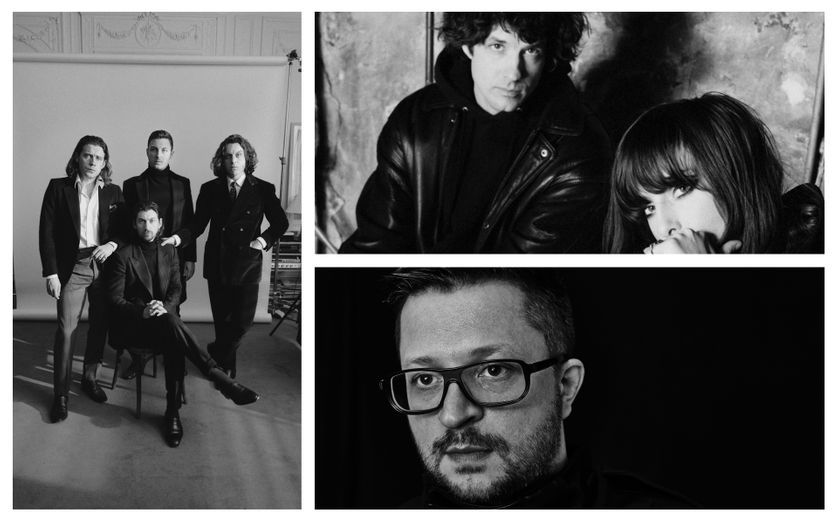 A gauche : Arctic Monkeys ©Domino Records. A droite : Beach House et Mark Pritchard ©WARP
