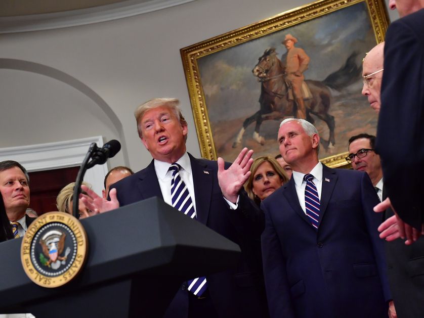 Le président américain Donald Trump commente sa décision d'annuler le sommet avec son homologue nord-coréen Kim Jong-Un.