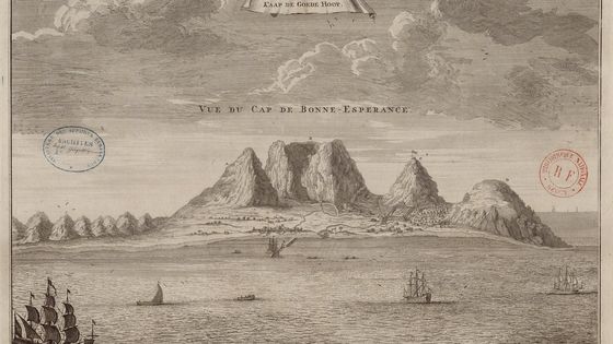 Vue du cap de Bonne-Espérance - 1700-1799 - BnF-Gallica