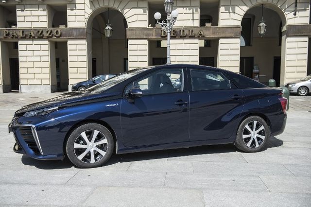 La Toyota Mirai testée à Turin en Italie