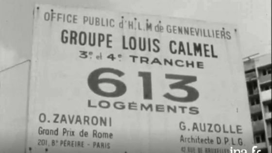 Lorsqu'on construisait de grands ensemble "cage à lapins" pour résorber la pression démographique - capture d’écran