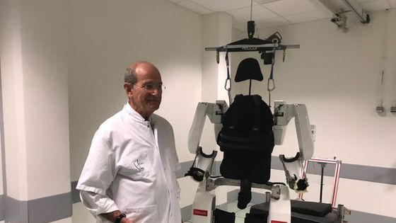 Le professeur Alim-Louis Benabid est le co-fondateur de Clinatec ©Radio France - Hélène Chevallier