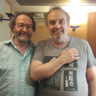 Denis Bosse et Bruno Letort au studio 151 de Radio France