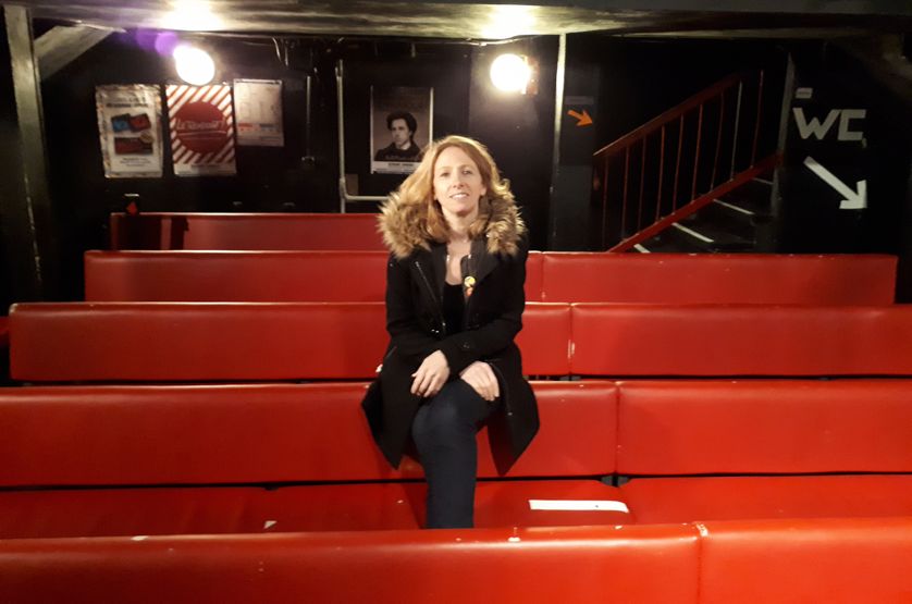 Antoinette Colin, directrice du Point Virgule, célèbre salle parisienne de 100 places.