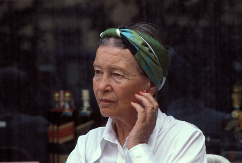 Simone de Beauvoir à Rome en 1978