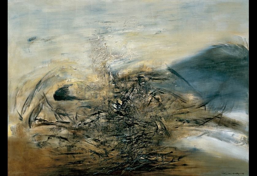 Zao Wou-Ki, Hommage à Edgar Varèse - 25.10.64, 1964