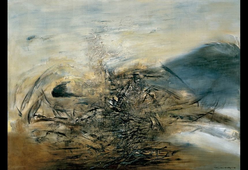 Zao Wou-Ki, Hommage à Edgar Varèse - 25.10.64, 1964