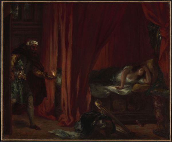 Eugène Delacroix, Othello et Desdémone. 1847-1849. Salon de 1849. Huile sur toile. 51 x 62 cm. Ottawa, National Gallery of Canada