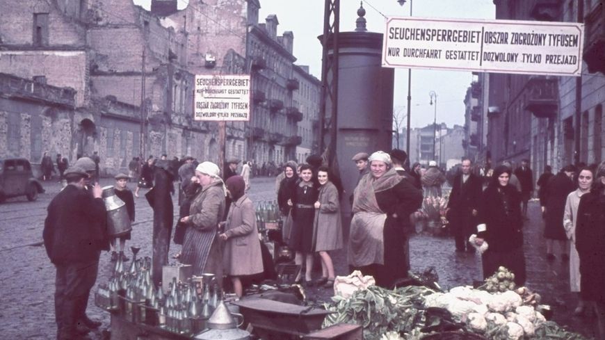 Varsovie assiégée par l'armée allemande en janvier 1940
