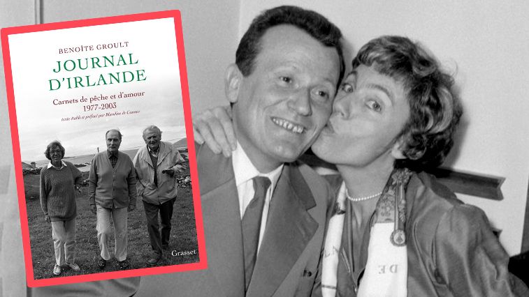 Paul Guimard et Benoîte Groult en décembre 1957. Blandine de Caunes vient de faire apparaître aux Editions Grasset le journal de sa mère (Benoîte Groult) entre 1977 et 2003.