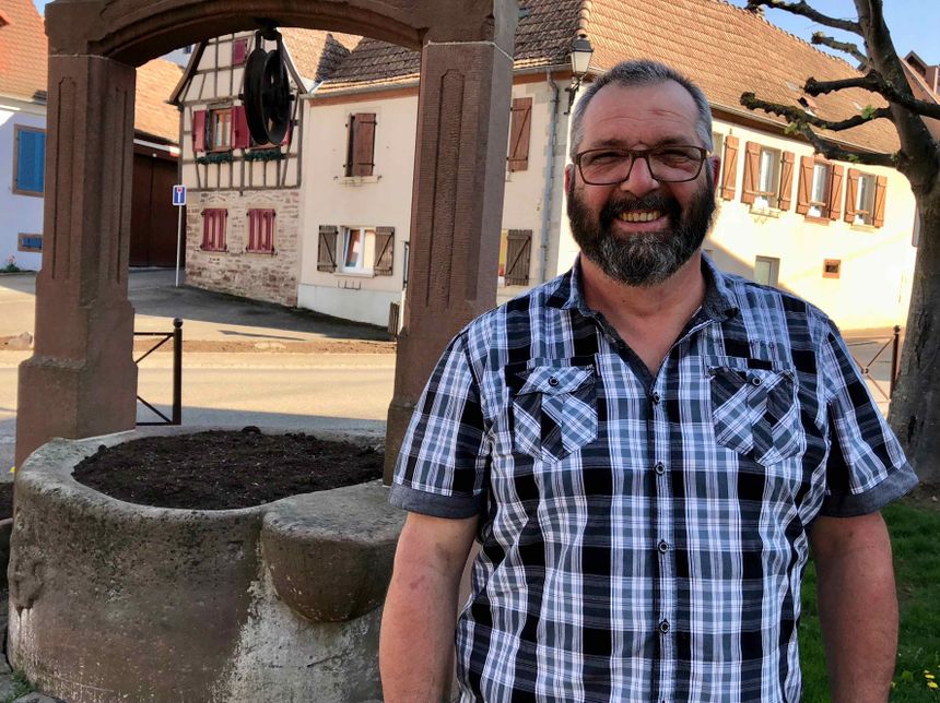 Bergbieten, Thierry Dentel, président du comité de jumelage