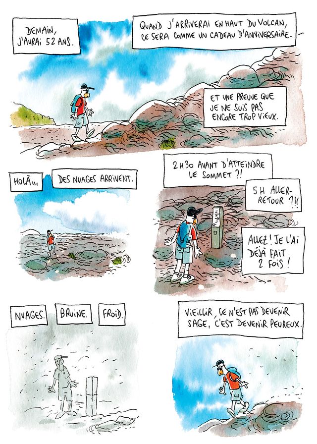 Planche des "Petits riens", "Tout est à sa place dans ce chaos exponentiel" de Lewis Trondheim