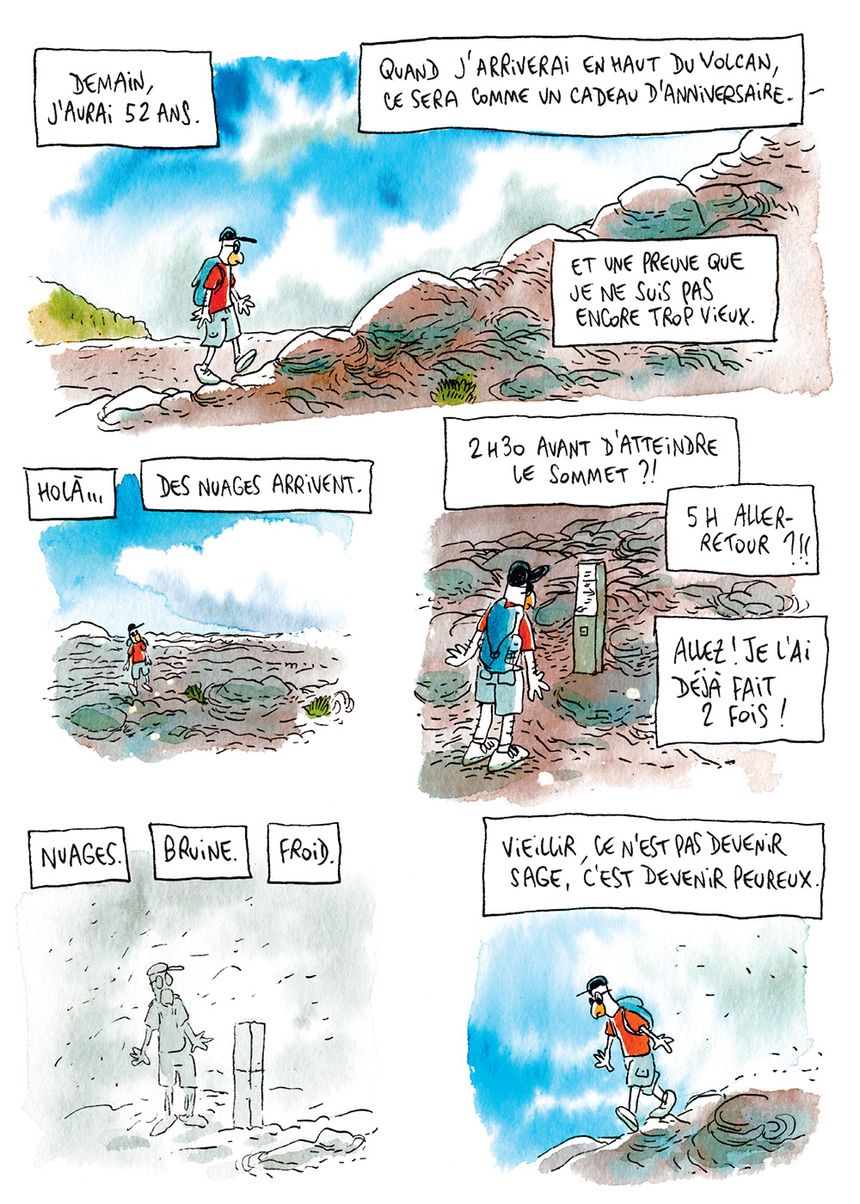 Planche des "Petits riens", "Tout est à sa place dans ce chaos exponentiel" de Lewis Trondheim