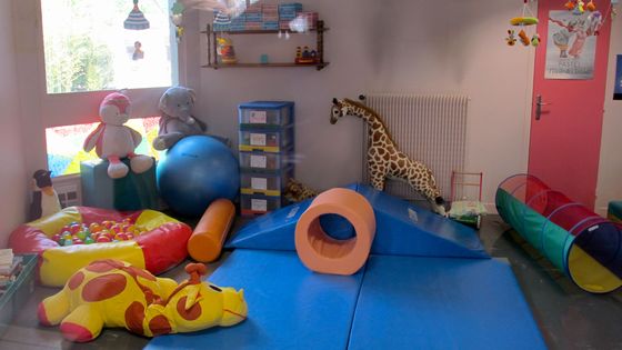 La nurserie de Fleury-Mérogis dans le quartier des femmes de la Maison d'arrêt ©Radio France - Sophie Parmentier