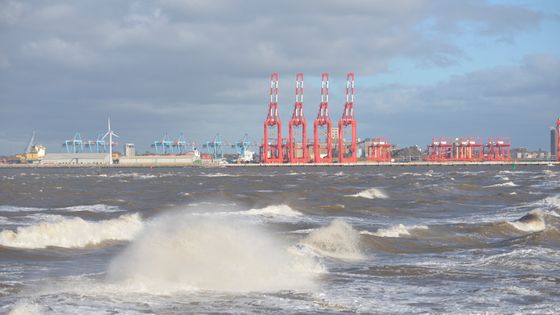 Le port de Liverpool ©AFP - JONATHAN NICHOLSON / NURPHOTO