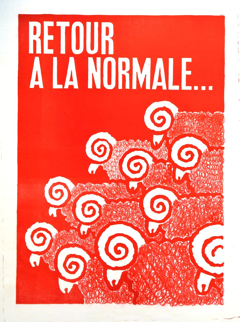 Une des nombreuses affiches de Mai 68