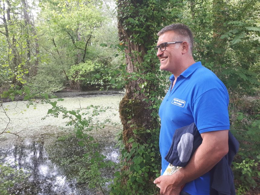 Pierre Casanave, responsable espaces verts à Aire sur Adour