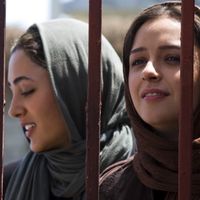 Les actrices iraniennes Golshifteh Farahani et Taraneh Alidousti dans le film A propos d'Elly