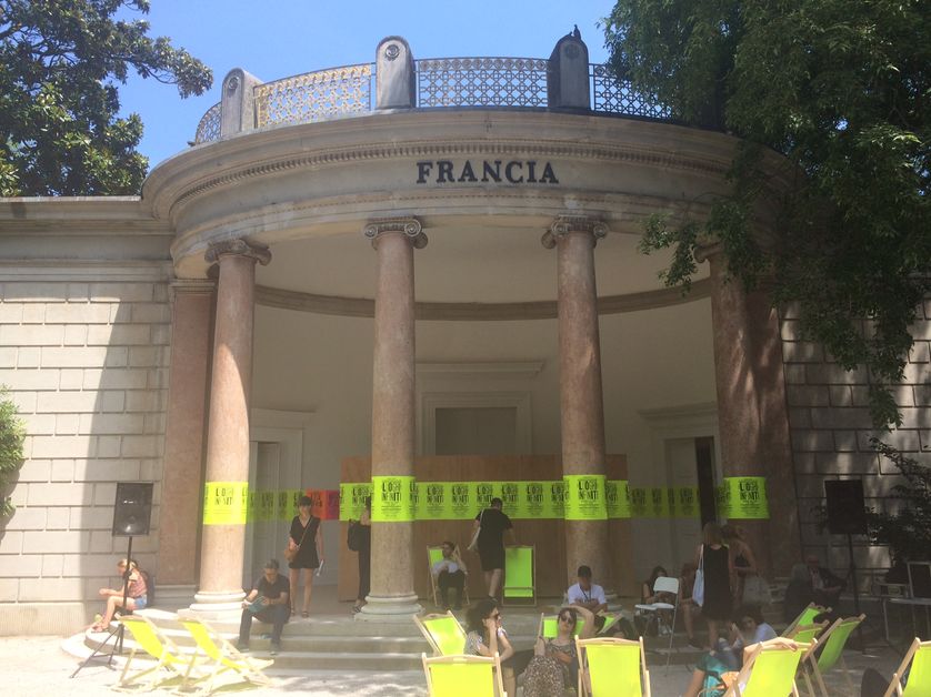 La pavillon français à la 16ème Biennale d'architecture