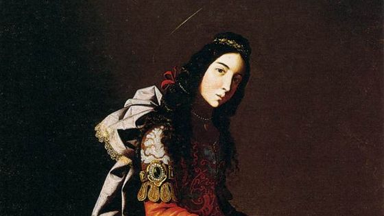 Francisco de Zurbarán, "Sainte Casilda", vers 1630 - Wikicommons