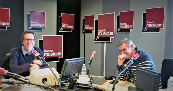 France Musique, studio 141, sur le vif !... Benoît Duteurtre & Philippe Padovani ( de g. à d.)