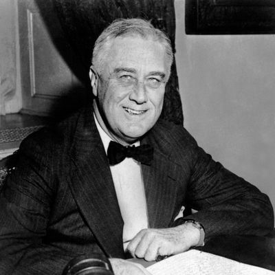 Portrait du président américain Franklin D. Roosevelt.