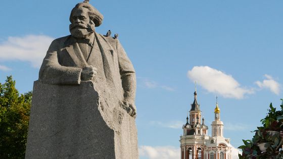 La statue de Karl Marx a Moscou ©Maxppp - T. Somerset