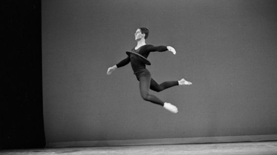 Performance de Merce Cunningham et de ses danseurs à New London, Connecticut, en août 1963. ©Getty - Jack Mitchell