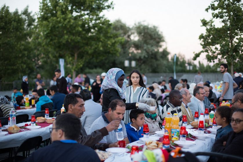 L'iftar, ou la rupture du jeûne.