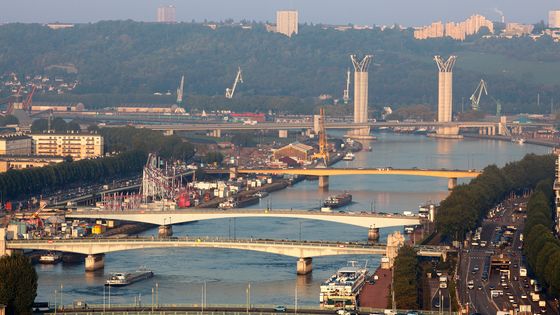 Le pont Gustave Flaubert à Rouen ©Getty - Nicolas Thibaut